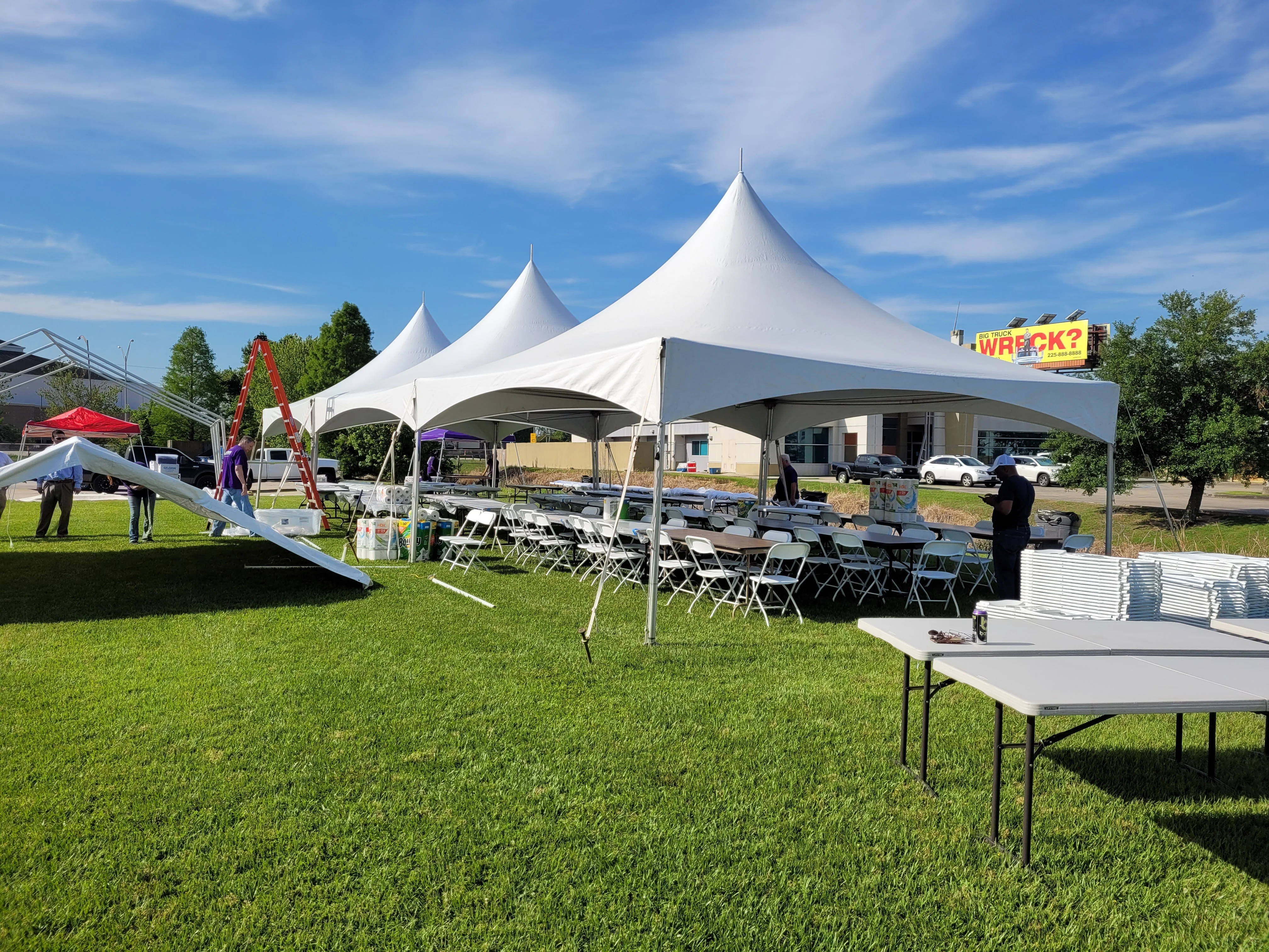 Tent and party rentals for ProSource of Baton Rouge
